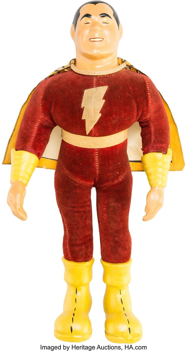 Captain Marvel Rare Plush From 1946 Taking Bids At Heritage Auctions