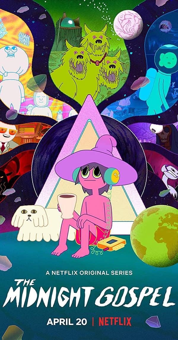 Here's a look at the poster for Duncan Trussell and Pendleton Ward's The Midnight Gospel, courtesy of Netflix.
