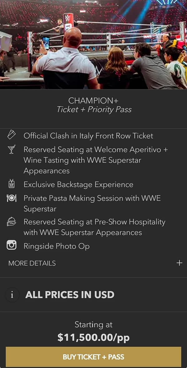 WWE Gets Greddy With $12k Italy Ticket To Make Pasta With a Wrestler