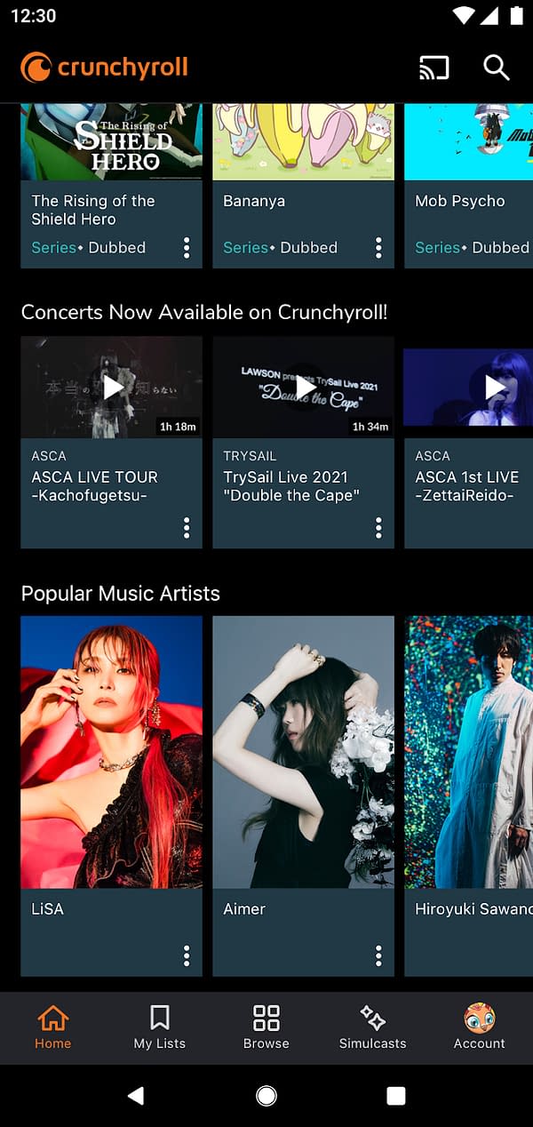 Crunchyroll Adds More Japanese Musical Artists to their Music Channel