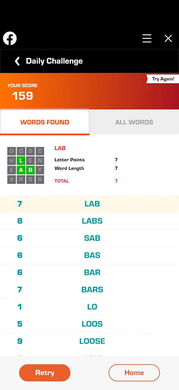 Boggle With Friends Has Launched On Facebook Instant Games