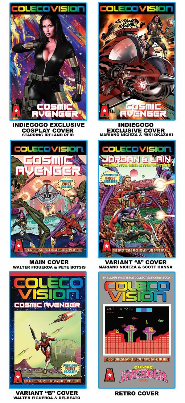 ColecoVision's Cosmic Avenger Gets A Comic