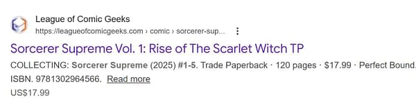 Ten Issue Curse Hits Scarlet Witch And Doctor Strange Comics Already?