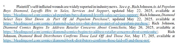 Diamond Comics' New Owner Claimed To Be "Playing Chicken With Idiots"