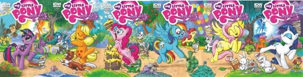 Eighteen Of The Nineteen Covers For My Little Pony #1