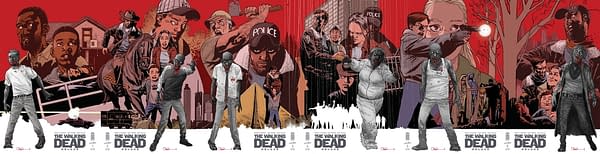 Charlie Adlard's Connecting Covers For The Walking Dead In Colour