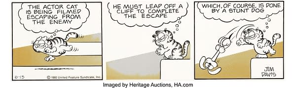 Funny Garfield Strip Art Up For Auction At Heritage Auctions