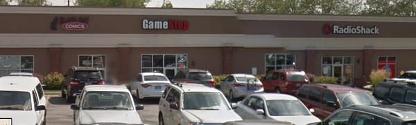 What Happens When An SUV Drives Into The Back Of A Comic Shop?