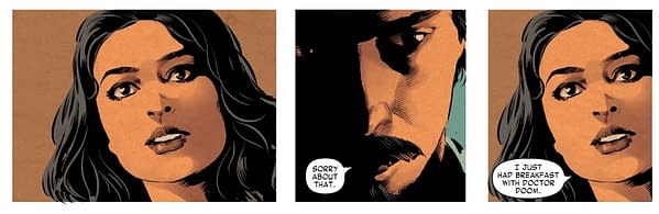 Brian Michael Bendis Leaves Marvel a Very Special Present from Doctor Doom (Final Page Spoilers for Invincible Iron Man #598)