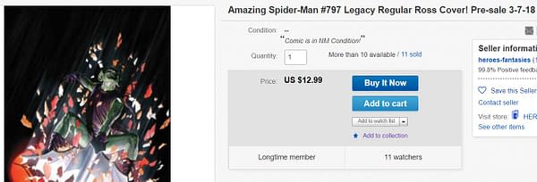 Amazing Spider-Man #797 Selling for $13 on eBay Already &#8211; But is Red Goblin in It Yet?