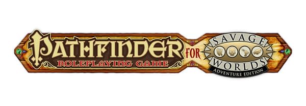 A look at the logo for Pathfinder For Savage Worlds, courtesy of Paizo.