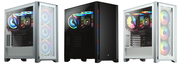A look at the CORSAIR 4000 Series Mid-Tower Cases.