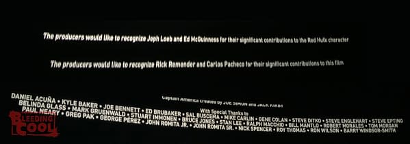 Comic Book Creator Credits For Captain America: Brave New World