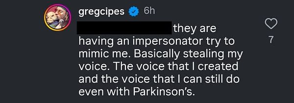 Teen Titans GO! Actor Greg Cipes Fired; Claims Parkinson's Was Reason