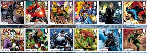 Jim Cheung Draws DC Comics Superheroes For British Royal Mail Stamps