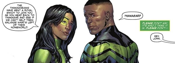 John Stewart and Hawkgirl