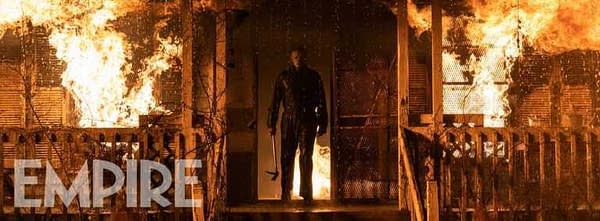 New Michael Myers Image From Halloween Kills Emerges From The Flames
