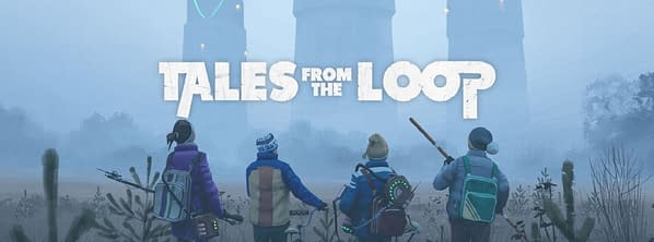 A promotional header for the Tales From The Loop role-playing game by Free League Publishing.