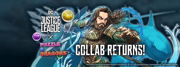 The Justice League Returns to Puzzles &#038; Dragons Next Week