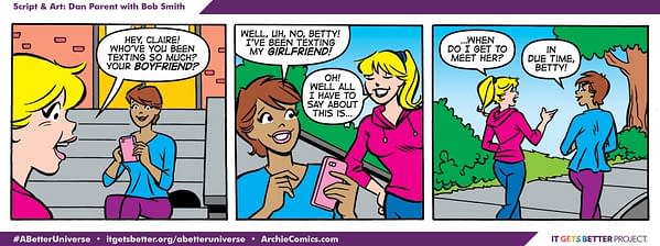 Archie Comics Creates Strips for National Coming Out Day