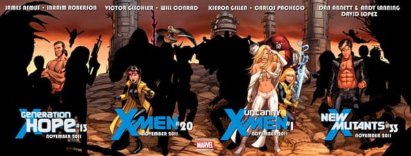Filling In The X-Men Blue Silhouettes