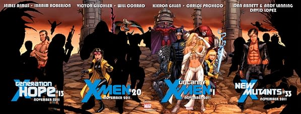 Filling In The X-Men Blue Silhouettes