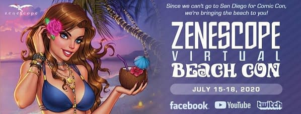 Zenescope's ad for Virtual Beach Con. Credit: Zenescope Entertainment.