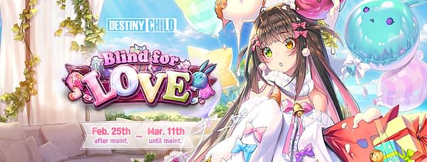 Now you can play Blind For Love in Destiny Child from now until March 11th. Courtesy of SHIFT UP.