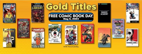 Free Comic Book Day Gold Titles For 2023 - But Nothijg From DC Comics