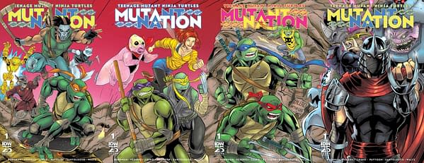 Cover image for SELECT EXCLUSIVE TMNT MUTANT NATION #1 (SIGNED)