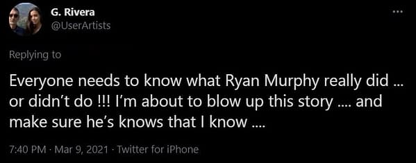 Glee Co-Creator Ryan Murphy Responds to Naya Rivera Accusations