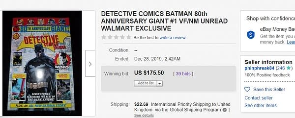 Detective Comics 80th Anniversary 100-Page Walmart Giant Selling For $175 - Your Latest Tulip