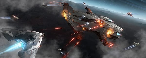 Ship combat is one of the big improvements to Star Citizen's latest update, courtesy of Cloud Imperium Games.