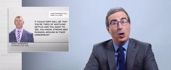 HBO's John Oliver Shoots on WWE for Filming During Pandemic