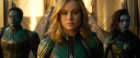 'Captain Marvel' Footage is Coming During the College Football Playoff National Championship