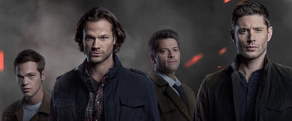 New key art for Supernatural Season 15 (Image: The CW)