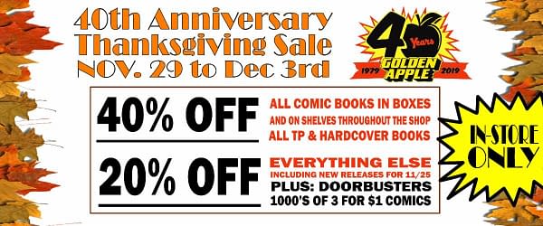 75 Comic Stores Running Black Friday Events Tomorrow&#8230;