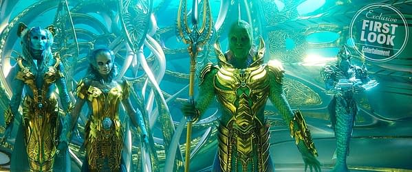 Aquaman's The Fisherman King Glitters Like Sunken Treasure in Photo