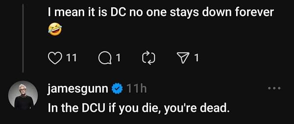 James Gunn on How Death Works in The DCU: "If You Die, You're Dead"