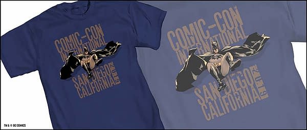 Mitch Gerads Designs SDCC Batman Shirt, One of Many Across the Decades