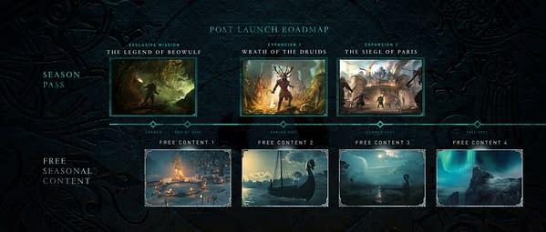 A look at the post-launch roadmap for the game, courtesy of Ubisoft.