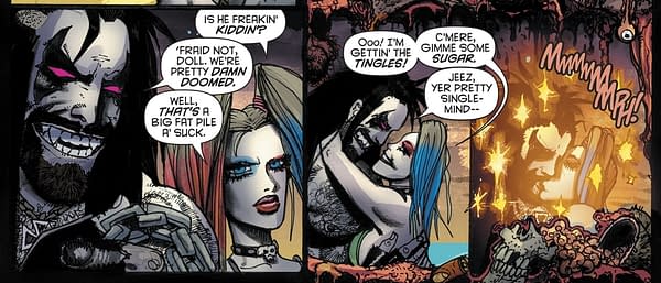 Is Harley Quinn's Little Black Book #6 the First 'Appearance' of Lobo's Daughter, Crush?