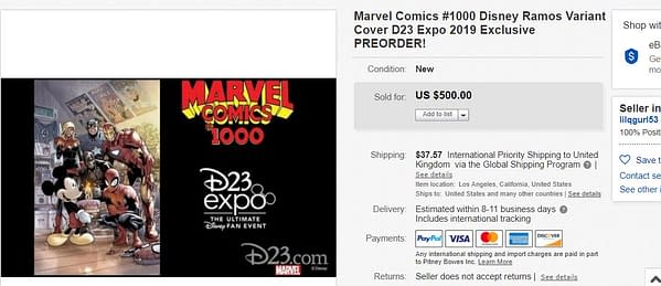 How D23 Affected the Comic Book Market on eBay