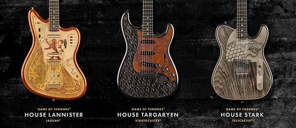 Shredding the 'Game of Thrones' Theme with Westeros House Fender Guitars