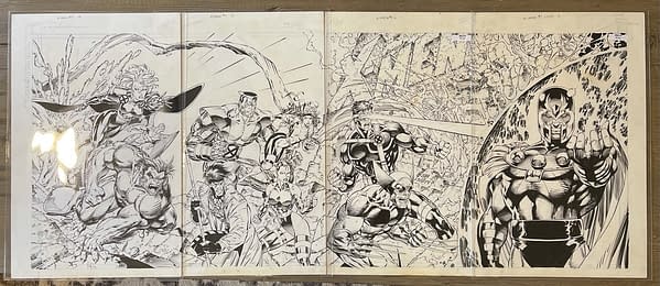 Thoma Fish bought the original cover of Jim Lee X-Men No. 1