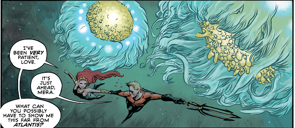 Aquaman Annual #1 art by Max Fiumara and Dave Stewart