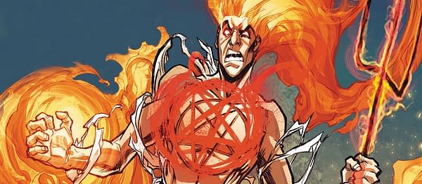 Daimon Hellstrom fights both internal and external demons, courtesy of Marvel Comics.