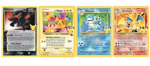 Celebrations cards. Credit: Pokémon TCG
