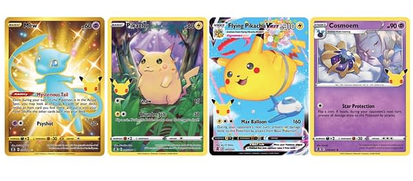 Celebrations cards. Credit: Pokémon TCG