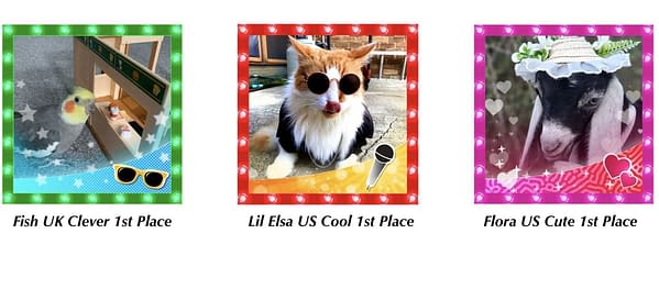 1st Super Pet Contest winners. Credit: The Pokémon Company International